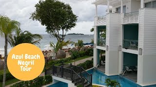 Azul Beach Resort Negril Jamaica All Inclusive Resort Tour [upl. by Llehcal]