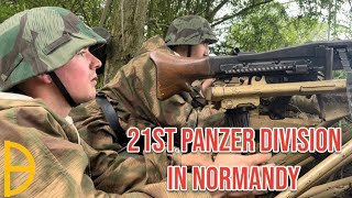 WW2 German Reenactment 21st Panzer Division In Normandy 1944 [upl. by Nodnyl207]