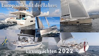 Das gewisse Etwas Fünf Luxusyachten 2022 im Vergleich  Europas Yacht des Jahres [upl. by Ahsenom]