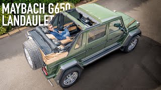 Backseat Review of The Maybach G650 Landaulet [upl. by Ardell]