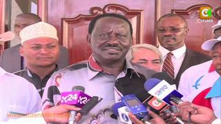 Odinga Breaks Silence Over Nominations Row [upl. by Gherlein]