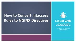 How to Convert htaccess Rules to NGINX Directives [upl. by Oibirot]