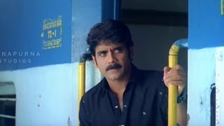 Nagarjuna Introduction Scene  Mass Movie [upl. by Ainat55]