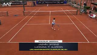 SEMIFINAL W35 PILAR  Jazmín Ortenzi vs Lucciana Pérez Alarcón [upl. by Oneida]