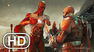 Kratos Meets Surtr Scene 4K  God Of War Ragnarok [upl. by Okiman]