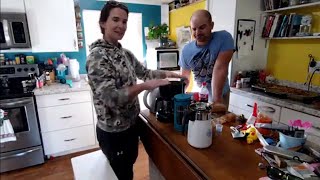 Drip vs percolator vs French press coffee comparison with the Handyish siblings [upl. by Eegnat]