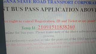 TSRTC bus pass application [upl. by Burnham]