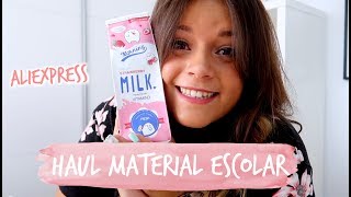 HAUL MATERIAL ESCOLAR 2018  ALIEXPRESS PRIMARK CHICampLOVE  Laura Yanes [upl. by Arraeis]