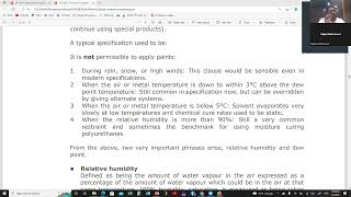 Specified Coating Conditions Chapter No 12 [upl. by Harlamert965]