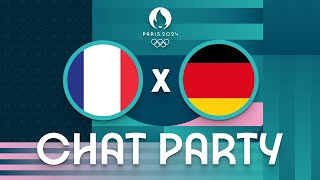 France v Germany  Mens Olympic Basketball Tournament Paris 2024  Chat Party ⚡🏀 [upl. by Eveneg746]