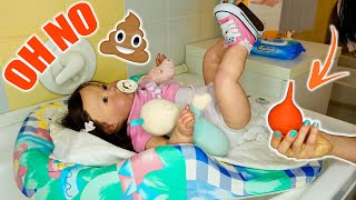 Matilde deve fare 💩​🤢 Mal di pancia 😨  Reborn Toddler [upl. by Rosenthal]