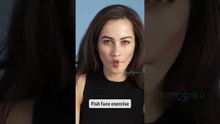 LOSE FACE FAT  DOUBLE CHIN QUICKLY AT HOME  Loose Fat  healthyeating ytshorts health [upl. by Yrome]