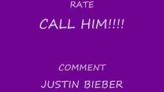 Justin Biebers cell phone numberwmv [upl. by Abbott]