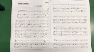 Hushabye mountain ABRSM grade 2 LOW accompaniment [upl. by Kailey]