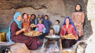 A Family Gathering in Bamyan’s Caves Afghan Village Cooking and Traditions [upl. by Anhaj825]