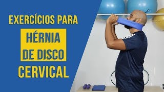 Exercícios Para Aliviar Dores Por Hérnia de Disco Cervical [upl. by Alyehc]