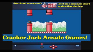 Cracker Jack Prize Inside Arcade  what the  Peaceful Playthrough [upl. by Dincolo563]