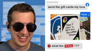 Sending Facebook Scammers The Wrong Gift Cards [upl. by Hazmah]