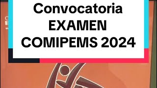 Convocatoria EXAMEN COMIPEMS 2024 [upl. by Regazzi112]