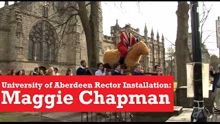 University of Aberdeen Rector Installation  Maggie Chapman [upl. by Anohsal788]