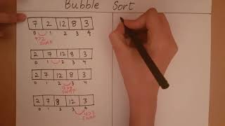 Bubble Sort Algorithm Animation in Visual Basic VBA for Excel [upl. by Flint]