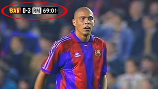 O JOGO TAVA 3 A 0 ATÉ QUE RONALDO FENÔMENO FEZ ALGO INACREDITÁVEL [upl. by Laetitia294]