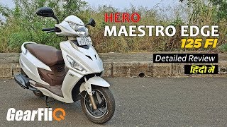 Hero Maestro Edge 125 FI  Detailed Review  Hindi  GearFliQ [upl. by Ina]