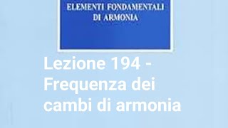 194 Frequenza dei cambi di armonia [upl. by Perloff196]