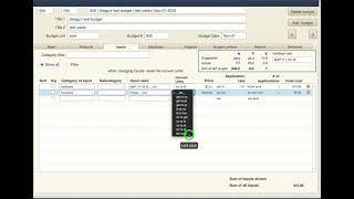 Farm Budget Generator  How to Create New Budgets [upl. by Nerita]