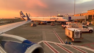 Sunrise Landing Boston — JetBlue Airways — ERJ190 — LGABOS — N307JB [upl. by Ademla895]