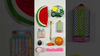 Incredible Stationery Items Pencil Pouch Pen Holder Highlighter Sharpener stationery shorts [upl. by Animsaj]