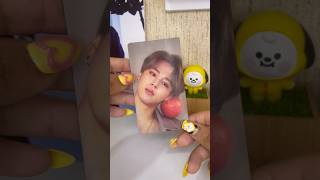 jimin photo card  BTS jimin magical photo card  bts photocard unboxing review jimin youtub [upl. by Naeroled]