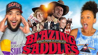 BLAZING SADDLES 1974  FIRST TIME WATCHING  MOVIE REACTION [upl. by Wesle]