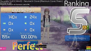 459 ⭐ Hanasaka Yui  Harumachi Clover Maximum Clover Power FC EZHD 100 SS  osutaiko [upl. by Eneleahcim669]