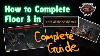 POE 2 Guide to getting your 3rd Ascension  Floor 13 Guide  Trial of Sekhemas [upl. by Veriee]