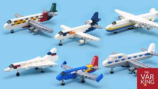 LEGO Tutorial Top 6 BEST planes compilation [upl. by Fe285]