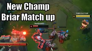 New Champion top match Teemo vs Briar Full Match [upl. by Shela]