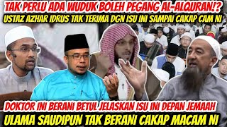 USTAZ AZHAR IDRUS LANGSUNG BUAT MEREKA TERDIAM⁉️MAZHAB MACAM NI PERUSAK ISLAM MALAYSIA [upl. by Bodwell]