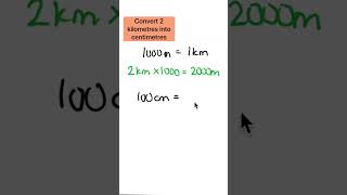 How to Do Unit Conversions shorts [upl. by Chelsie]