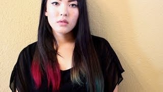 Dip Dye Hair Tutorial [upl. by Ike924]