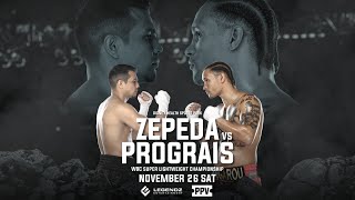 Official WeighIn  Zepeda vs Prograis  quotBattle Of The Bestquot [upl. by Aniuqaoj]