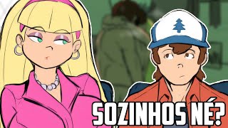 NUNCA DEIXE UM CASAL PARA CUIDA DE UMA LOJA SOZINHOS DIPPER X PACIFICA COMIC DUBLADA [upl. by Silvio]