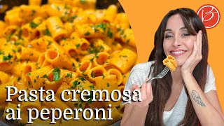 Pasta cremosa ai peperoni  Benedetta Parodi Official [upl. by Maffei]