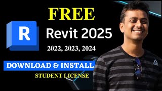 How to Download REVIT 2025 Free  Autodesk REVIT 2025 license for students [upl. by Brenk]