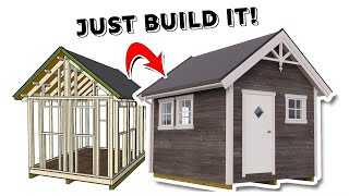 Building a Cabin in Sketchup [upl. by Kacie]