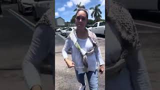 Karen freaks out public shorts viralshort Wtfbroward via YT [upl. by Damon781]