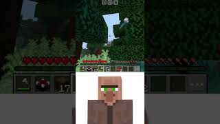 Magic Tree Minecraft villager oi oi oi meme shorts minecraft memes [upl. by Ivgnout477]