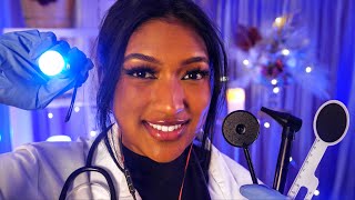 ASMR  Full Doctor CheckUp Scalp Check Eye Exam Ear Cleaning Medical Roleplay for Sleep [upl. by Anilag]