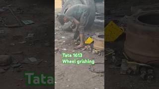 Tata 1613wheel grishingautomobile mechancial [upl. by Aiceila255]