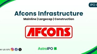 Afcons IPO Listing Day Strategy  Afcons Infrastructure limited IPO Hold or sell  Market Research [upl. by Ariamo289]